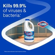 Clorox Disinfecting Liquid Bleach Cleaner, Regular Scent, 43 fl oz