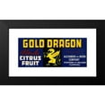 thumbnail image 2 of Anonymous 18x10 Black Modern Framed Museum Art Print Titled - Gold Dragon Florida Citrus Fruit Label (1930-1950), 2 of 5