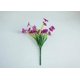 thumbnail image 3 of Hierba primaveral de cinco cabezas Flor artificial violeta falsa Flor de plástico Decoración de boda Hotel Oficina, 3 of 6