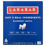 Larabar Blueberry Muffin, Gluten Free Vegan Fruit & Nut Bars, 6 ct