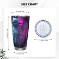 thumbnail image 4 of Salouo Hip-Hop Glasses Gorilla Print 20oz Tumbler with Lid,Stainless Steel Vacuum Insulated Tumbler Durable Insulated Coffee Mug Thermal Cup with Splash Proof Sliding Lid-Straw Three-piece Set, 4 of 8