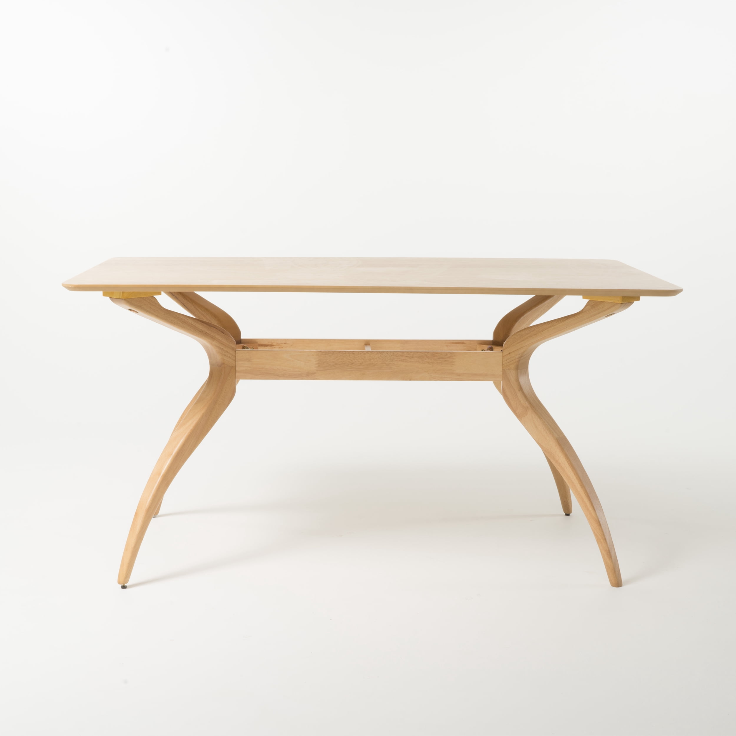 Noble House Ava Natural Oak Wood Green Tea 5 Piece Dining Set