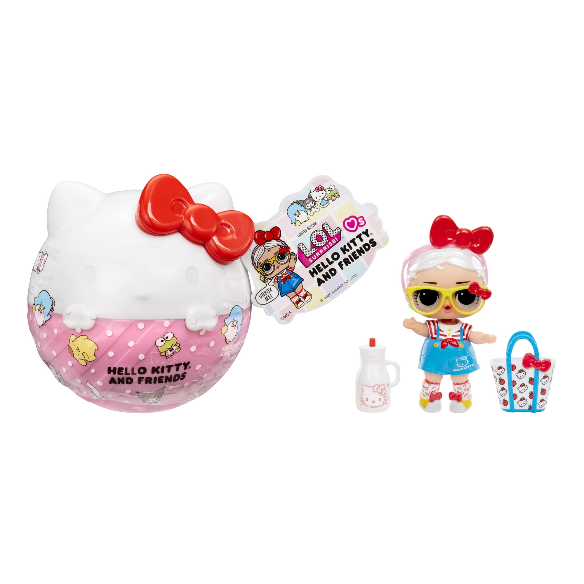 L.O.L. Surprise Loves Hello Kitty and Friends, 7 Surprises, Limited Edition Dolls, Ages 4+