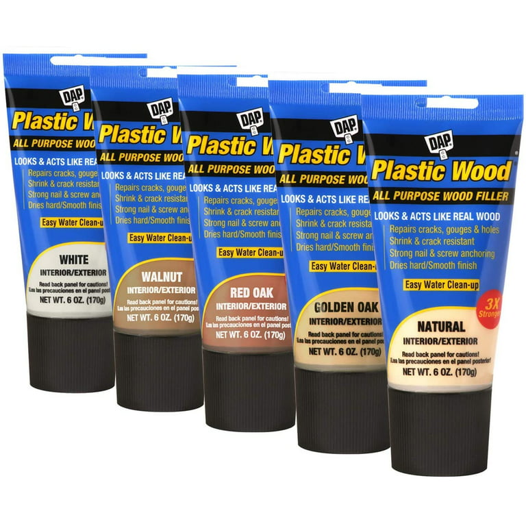 DAP 584 Series 00584 6oz Walnut Latex Plastic Wood 