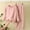 Pink, variant on WAVSUF Girls Outfit Sets 2 Piece Long Sleeve Fleece Top and Pants Winter Warm Home Clothes Brown 7-8