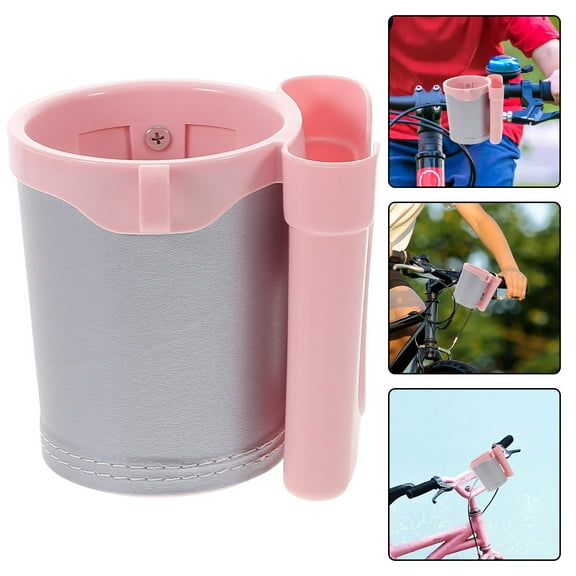 HAKIDZEL Bike Water Holder Bicycle Cup Holder Pink Plastic 1Set 6.1x4.9x4.7in