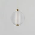 thumbnail image 3 of E24641-144GLD-ET2 Lighting-Rhythm - 5W 1 LED Pendant-5 Inches Tall and 4.25 Inches Wide-Gold Finish-Clear Ribbed Glass Color, 3 of 5