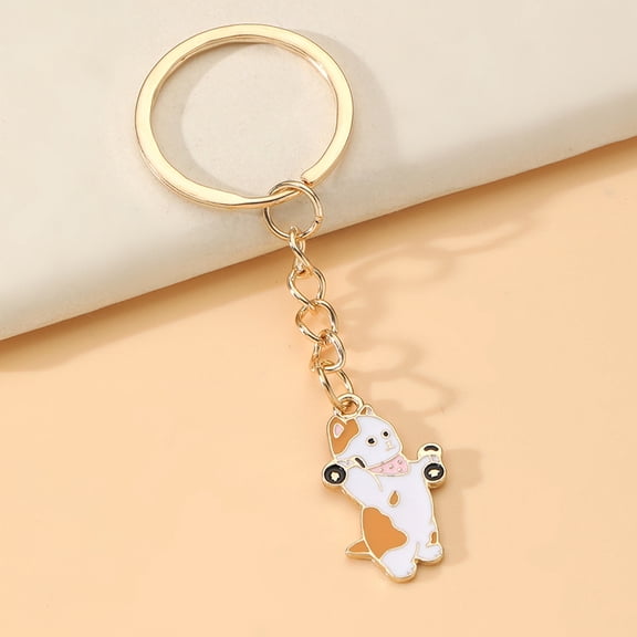 Little Cat Keychain Phone Pendant Plush Toy Car Bag Key Ring Creative Cute Decoration Pendant