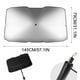 thumbnail image 1 of Fiudx Sombrilla para Coche, Aislante Térmico, Funda Plegable, Protección Ecológica para Ventanas, Ideal para El Verano, Incluye Bolsa de Almacenamiento., 1 of 7