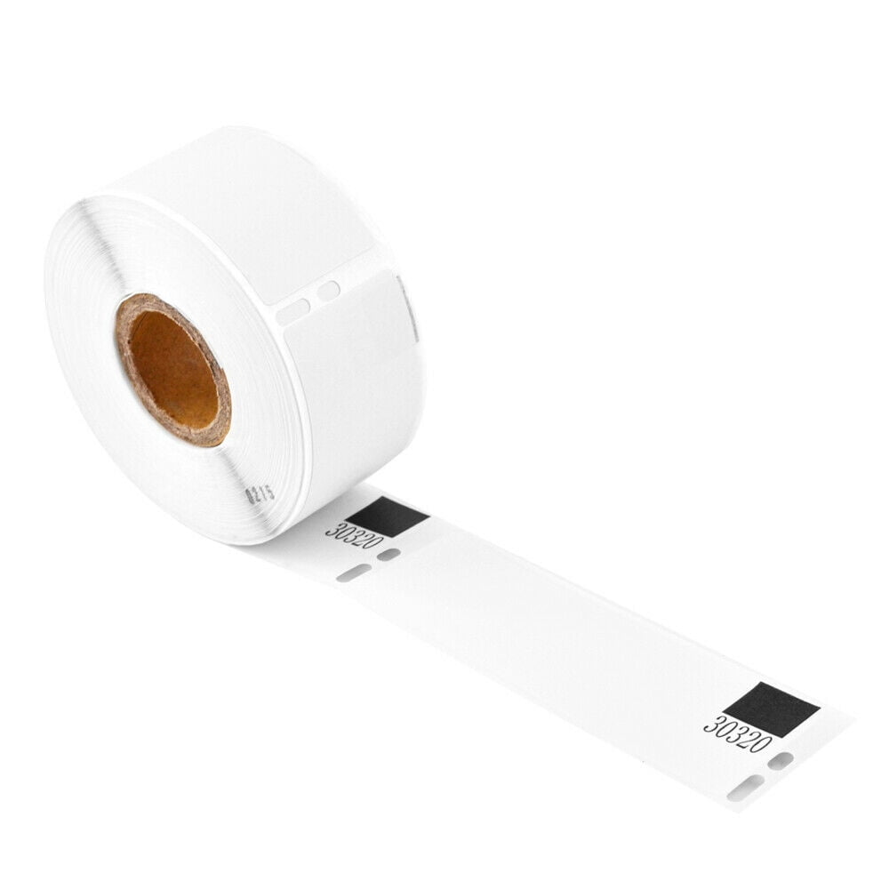 GREENCYCLE (8 Roll/ 260 Labels per Roll) Address Label Compatible for Dymo 30320 LabelWriter 1-1/8" x 3-1/2" (28mm x 89mm) Die-Cut Standard White Paper Shipping Barcodes Mailing Direct Thermal Labels
