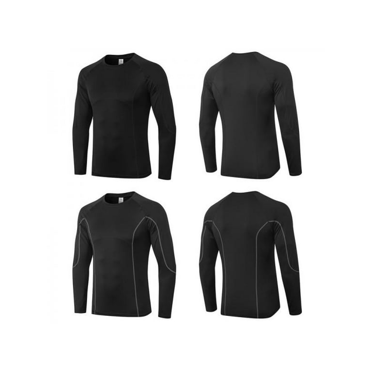 Men's UPF 50+ Sun Protection Long Sleeve Workout T-Shirts,Lines Decor  Athletic Base Layer Top Running Shirts Compression Rash Guard Swim Shirts  Dry Fit Fishing Hiking,XS-XL Gray 