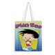 thumbnail image 1 of Bobby's World Bolso de tela con estampado de lienzo para mujer, bolsa de compras reutilizable y estética, con cremallera interior, regalo para mujer,40*40cm., 1 of 6