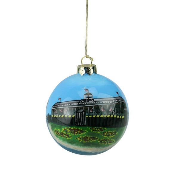 Roman San Francisco Golden Gate Bridge and Lighthouse Christmas Ball Ornament 3.25" (82mm)
