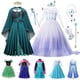 thumbnail image 2 of Disfraz de Frozen de Disney para niñas, vestido de princesa con lentejuelas blancas, traje de baile de malla, ropa de carnaval, Cosplay para niños, Reina de la nieve, Elsa y Anna Fivean unisex, 2 of 2