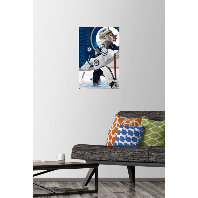 NHL Winnipeg Jets - Connor Hellebuyck 20 14.72 x 22.37 Poster, by Trends  International 