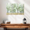 thumbnail image 2 of Elephant Stock Into The Forest Light Wall Art - Horizontal Multi Panel Canvas - Living Room Wall Decor - Floral And Botanical Multi Panel - Blue And Green Decor By Allison Pearce - 23" x 14", 2 of 4