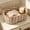 C-9C, variant on MMJ Natural Woven Storage Basket Desk Organizer Tray for Snacks Cosmetics Small Items Coffee Table Shelf Home Decor 7.87x4.33in