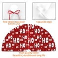 thumbnail image 4 of Sikiie Ho-Ho-Ho 30-48 inches {designName} Print Christmas Tree Skirt Snowman Xmas Tree Skirt with Edge Christmas Decorations for Holiday Party-30", 4 of 7