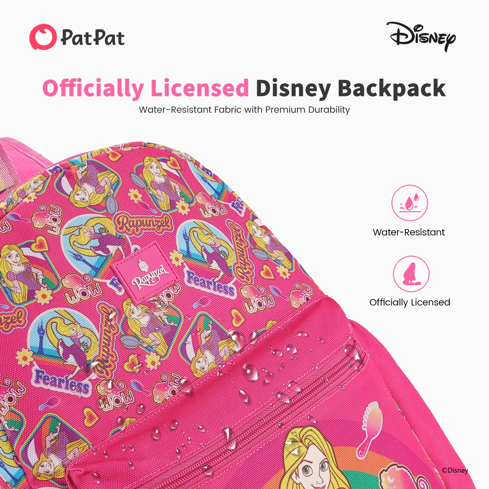 Mochila infantil de Rapunzel para niñas, regreso a clases, regalo 4