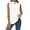 White, variant on Women Summer Mock Neck Tank Tops Casual Ruffle Sleeveless Shirts Chiffon Button Up Blouses Loose Fit Dressy Tunic Tops "White, L"