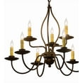 thumbnail image 2 of Meyda Tiffany 160692 Earl 9 Light 28" Wide Taper Candle Style Chandelier, 2 of 4