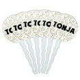 thumbnail image 1 of Tonja Cupcake Picks Toppers - Set of 6 - Mutlicolored Speckles, 1 of 1