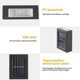 thumbnail image 2 of Set Of 2 Up Down Solar Powered Outdoor Wall Lights Warm White, 2 of 5