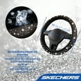 thumbnail image 4 of Skechers Gradient Crystal Steering Wheel Cover, Sparkling Rhinestone Design, Comfortable Non-Slip Grip, Easy Install, Stylish Fit for Cars and SUVs Gold, 4 of 7