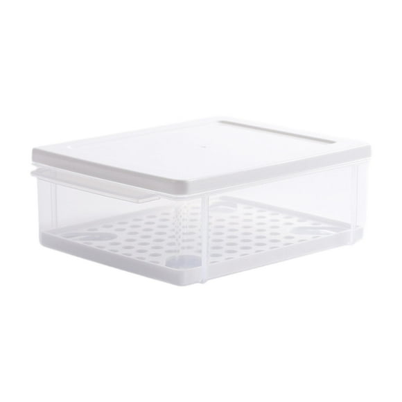 Contenedor de almacenamiento para tostadas, refrigerador, frutas y verduras, versátil, para verduras, camping, oficina y hogar.
