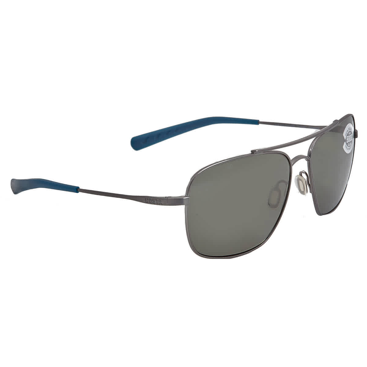 Details about   Costa Del Mar CANAVERAL Titanium Polarized Sunglasses Gray Silver Mirror 580P 