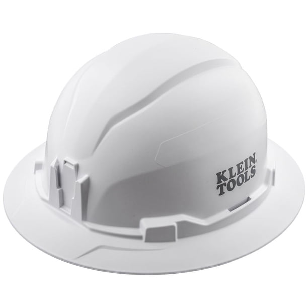 Casco Klein Tools 60400, sin ventilación, ala completa, blanco