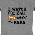 thumbnail image 3 of Inktastic I Watch Football with My Papa Boys Baby Bodysuit, 3 of 4