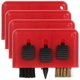 thumbnail image 1 of 4pcs Sport Golf Club Cleaner Brush Groove Kit de bola de limpieza Cepillo de cabeza de bola, 1 of 5