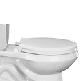 thumbnail image 4 of Centoco 3700SC-001 Round Plastic Toilet Seat with Safety Close, White, 4 of 7