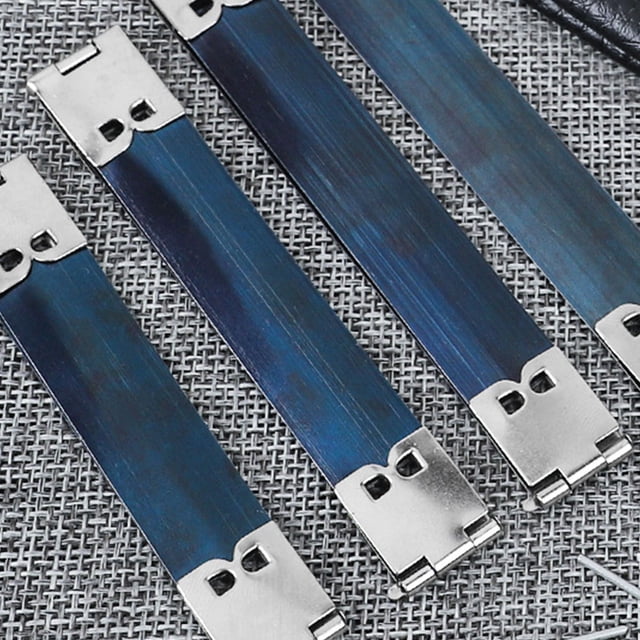 LOLIPPYY 10 Pack Metal Internal Flex Frames for Handbag DIY Lightweight Navy Durable Design