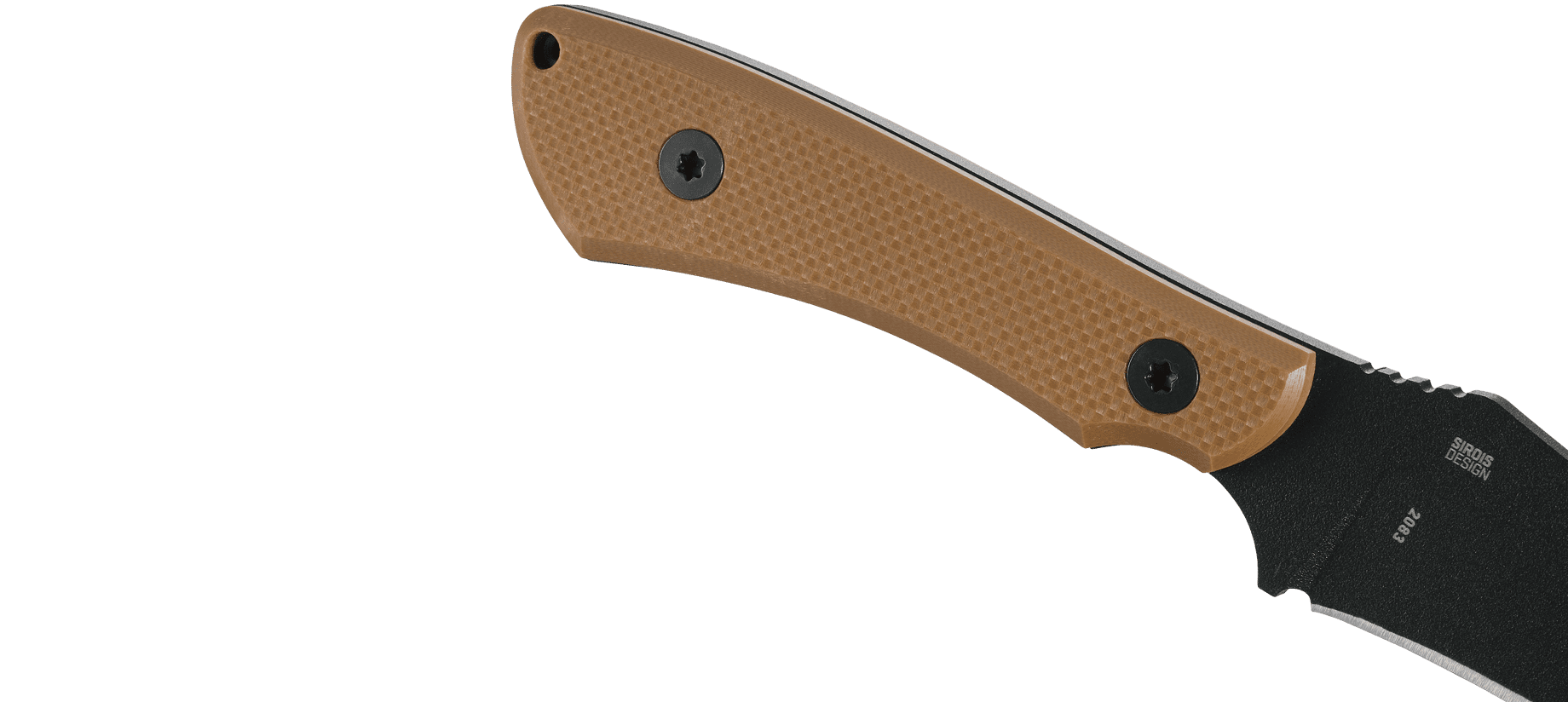 CRKT Ramadi Fixed Blade Knife with Sheath: SK-5 Plain Edge Blade, G10 Handle, 2083