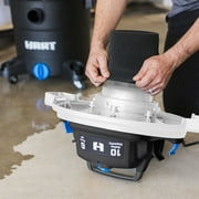 HART VOC1012PF 3703 10 Gallon 6 Peak HP Poly Wet/Dry Vacuum with Locking Accessories
