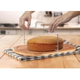 thumbnail image 5 of Rebanador y nivelador de pasteles ajustable de 2 capas, acero inoxidable (uno plateado), 5 of 5