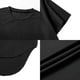 thumbnail image 3 of Camiseta para mujer básica camiseta cuello redondo camisa verano Tops para camping oficina XL, 3 of 7
