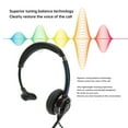 thumbnail image 3 of Customer Service Phone Headset,Telephone Headset Professional Noise Telephone Headset Call Center Headset Built for the Future, 3 of 14