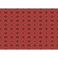 thumbnail image 1 of Ahgly Company Tapis d'Intérieur Lavables en Machine, Rectangle Rouge Transitionnel, 2' x 4', 1 of 7