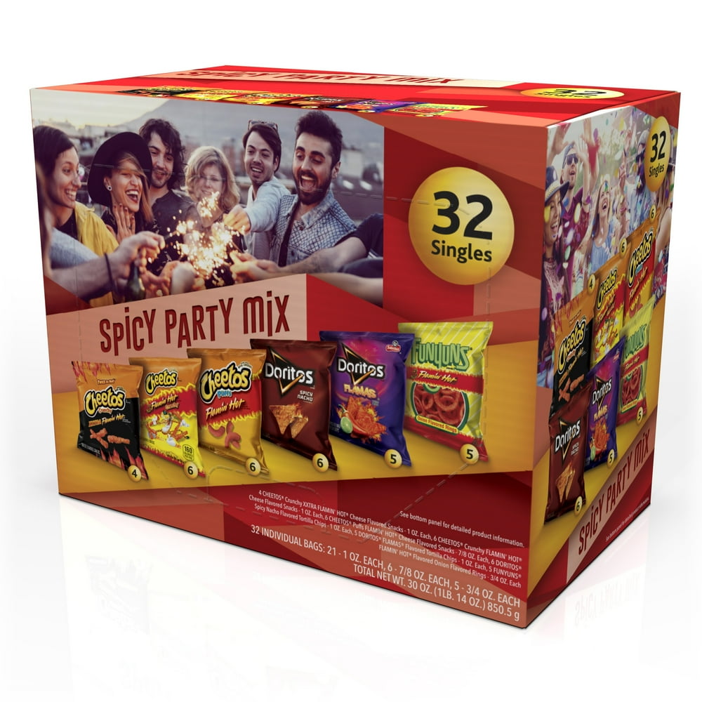 Frito Lay Spicy Party Mix Variety Snack Pack, 30 Oz., 32 Count