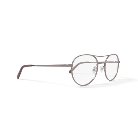 Flower Women's Aviator Eyeglasses, FLR6036, Jess, Rose Gold, 52-20-135, with Case