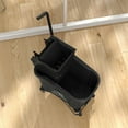 thumbnail image 2 of Resenkos 38 Quart Rolling Mop Bucket with Down Press Wringer on Wheels, Black, 2 of 7