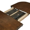 thumbnail image 6 of Weston Home Ohana Antique Two-Tone Extending Dining Table, Antique Black, 6 of 9