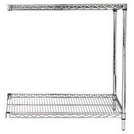 

12 Deep x 30 Wide x 14 High 2 Tier Chrome Add-On Shelving Unit