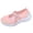 Pink, variant on Pandaie Mary Jane Sneakers for Women Casual Platform Slip on Shoes Trendy Non Slip Lightweight Walking Shoe with Memory Foam Insole Elastic Straps Black 9