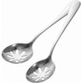thumbnail image 1 of 2-Piece Stainless Steel Slotted Spoon Set for Serving Soup and Dishes, 1 of 5