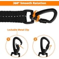 thumbnail image 4 of Long Dog Leash 15 FT: Heavy Duty Rope Leashes for Dogs Training with Swivel Lockable Hook Reflective Threads Bungee and Padded Handle - Dog Lead for Large Small Medium Dogs Outside Walking Hiking, 4 of 6