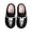 D-Black, variant on Halloween Slippers for Women Retro Soft Cozy Comfy Plush Lightweight -on Indoor Outdoor Anti-Skid Sole Shoes
